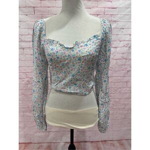 Sophie rue crop top long sleeve size small